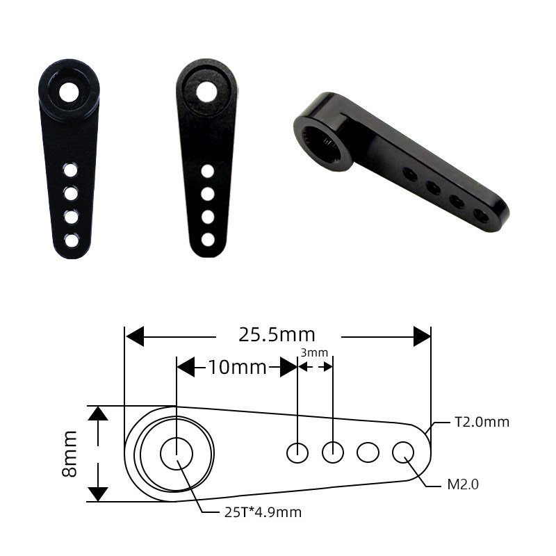 Digital Servo High Torque Metal Gear HV 5kg for Bionic Butterfly Drone RC Models - CTorque