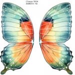 Bionic Butterfly Colorful Wing Pattern