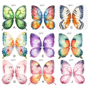 Bionic Butterfly Colorful Wing Pattern