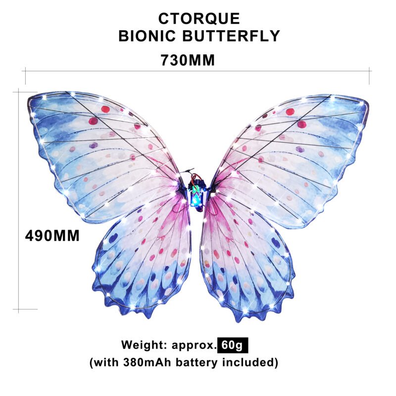 Lightweight durable material of flying butterfly toy