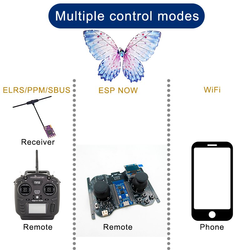 Real flying effect of electric bionic butterfly