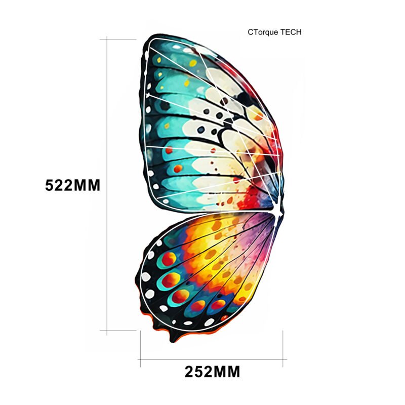 Remote control bionic butterfly overall appearance display